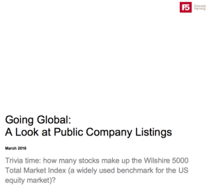 dfa info, f5 financial planning, fee-only, naperville financial, naperville financial planner, going global, public company listings, globally diversified investment