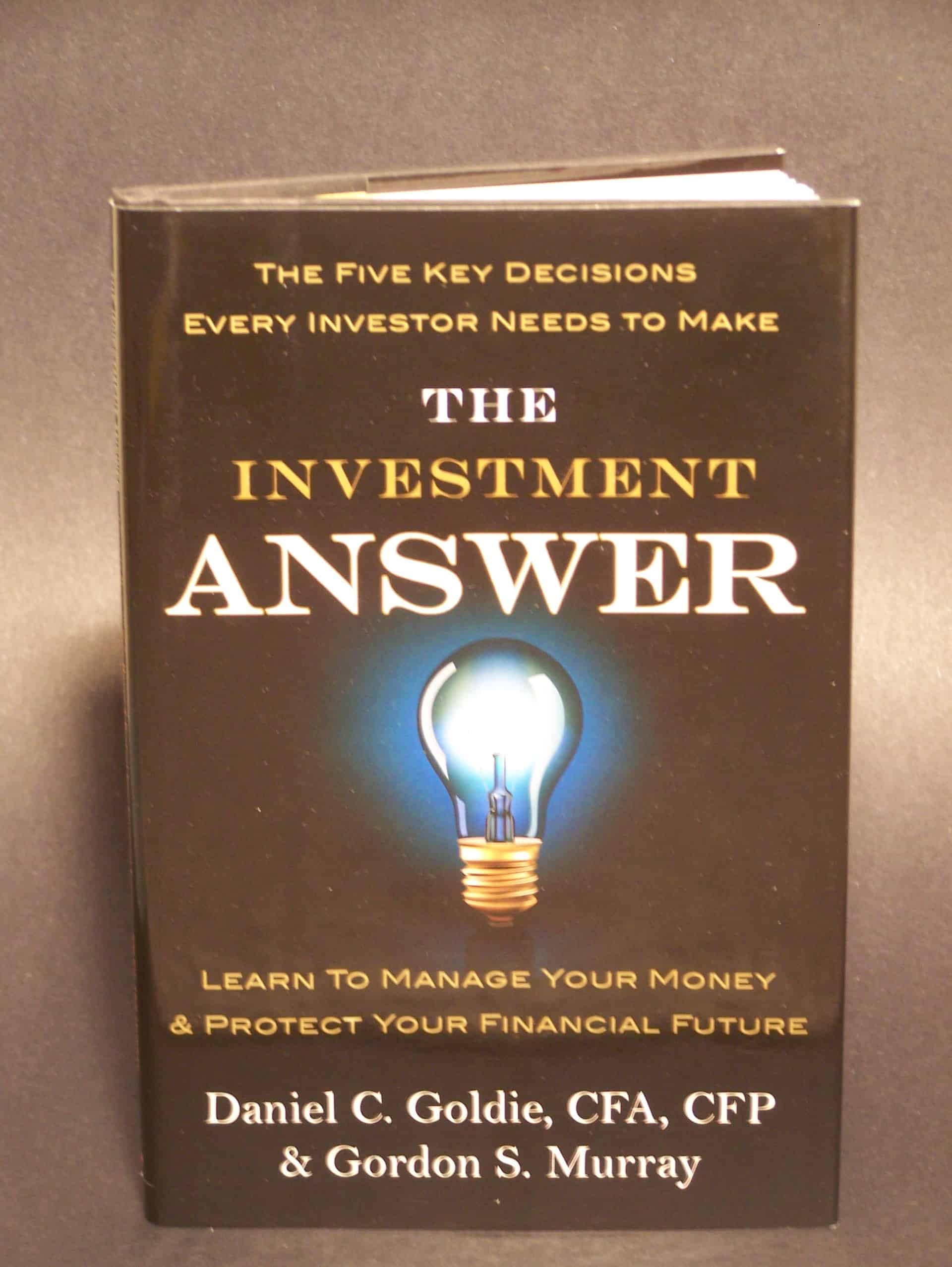 Book Summary The Investment Answer F5 Financial
