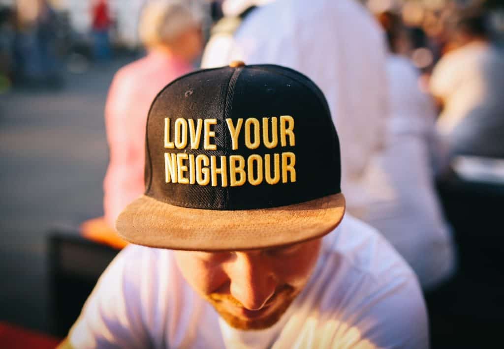 Love Your Neighbor hat