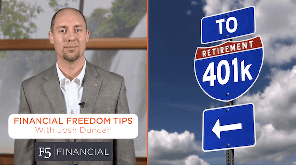 tax deferred, tax free,roth, retirement planning, F5 Financial, Josh Duncan, CFP, fee only, fiduciary, wealth management, financial planning, McDonough, financial advisor tax-deferred 401(k) retirement account vs. tax-free Roth