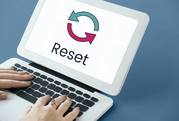 Reset of computer (and life)