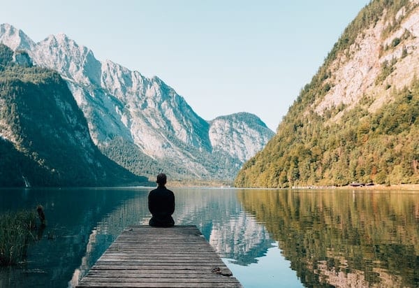 Sitting on the dock, at rest