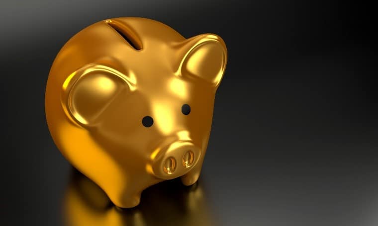 gold piggy bank gold piggy bank