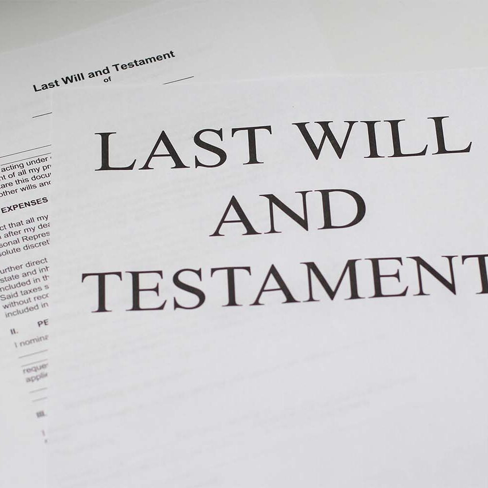 last will and testament